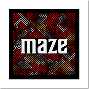 Colourful Maze Posters and Art